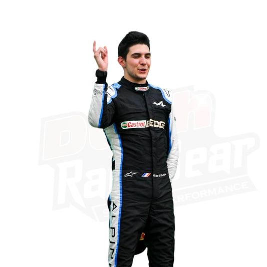 2021 Esteban Ocon Castrol Formula 1 Race Suit - Dash Racegear