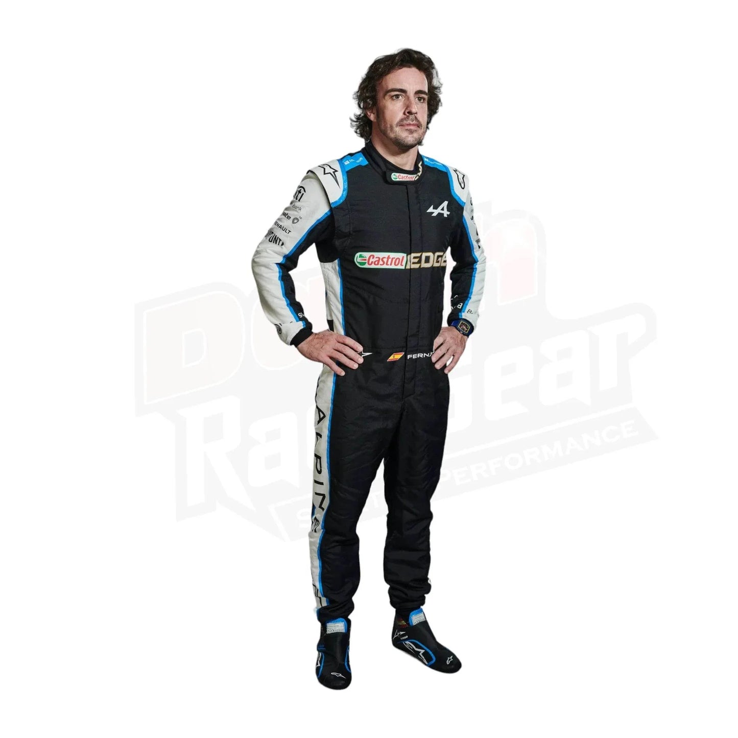 2021 FERNANDO ALONSO ALPHINE F1 RACE SUIT - Dash Racegear