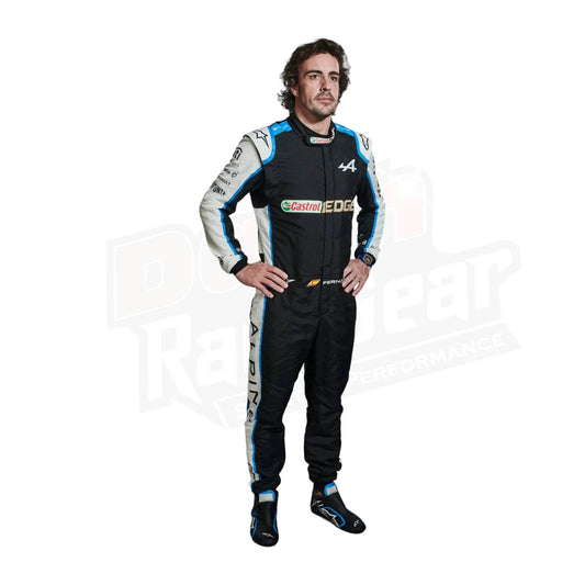 2021 FERNANDO ALONSO ALPHINE F1 RACE SUIT KIDS - Dash Racegear