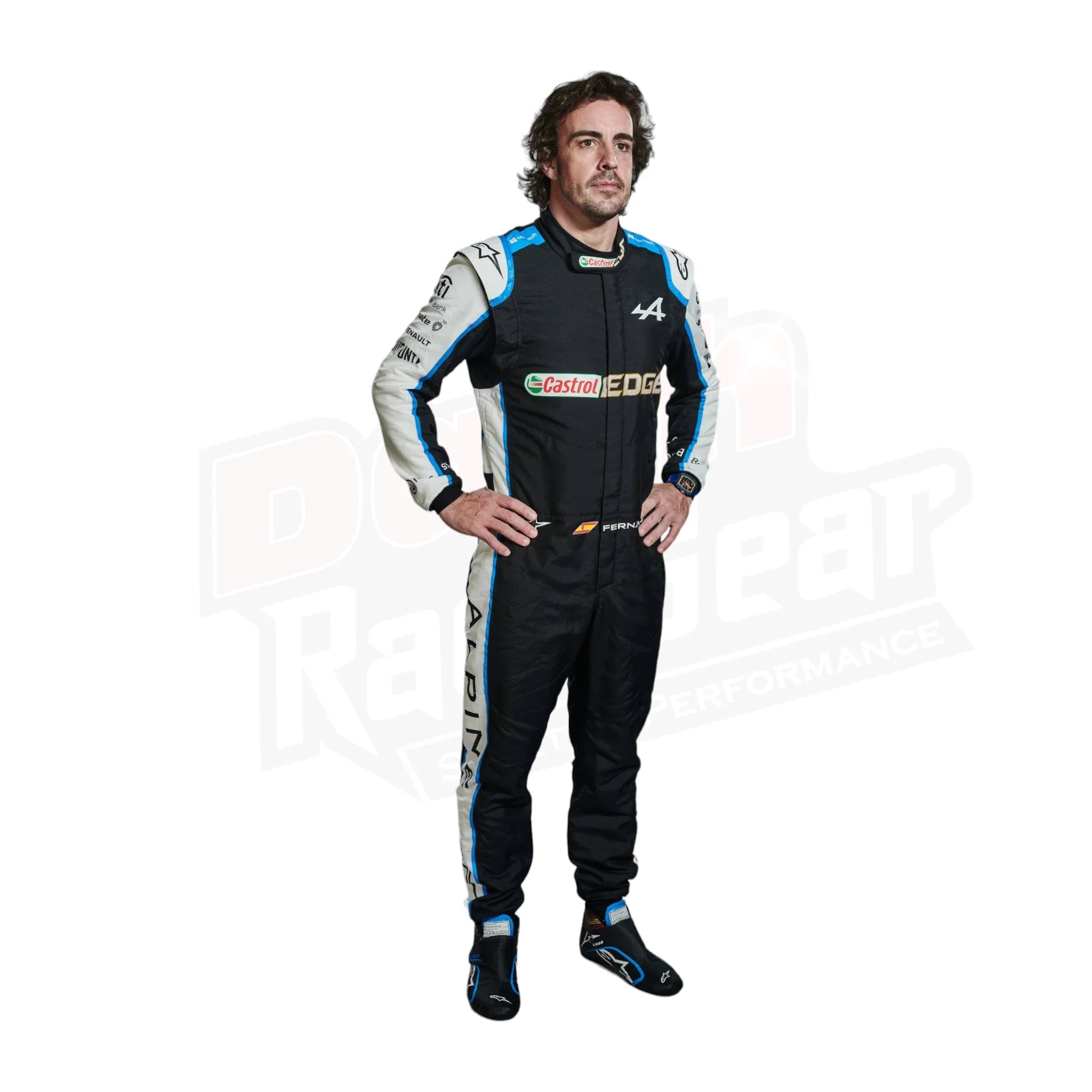2021 FERNANDO ALONSO ALPHINE F1 RACE SUIT KIDS - Dash Racegear