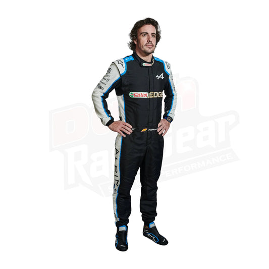 2021 FERNANDO ALONSO ALPHINE F1 RACE SUIT KIDS - Dash Racegear