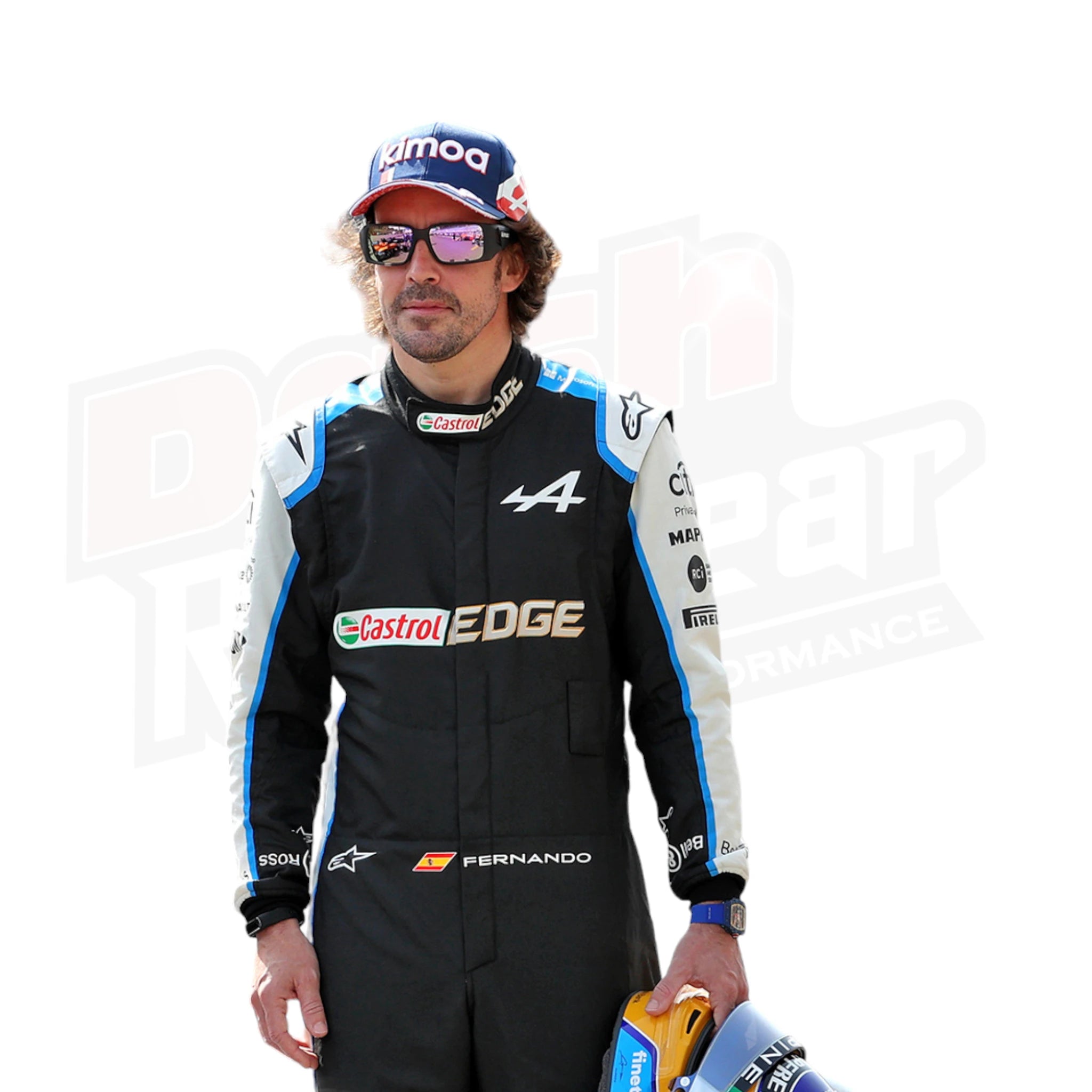 2021 FERNANDO ALONSO ALPHINE F1 RACE SUIT KIDS