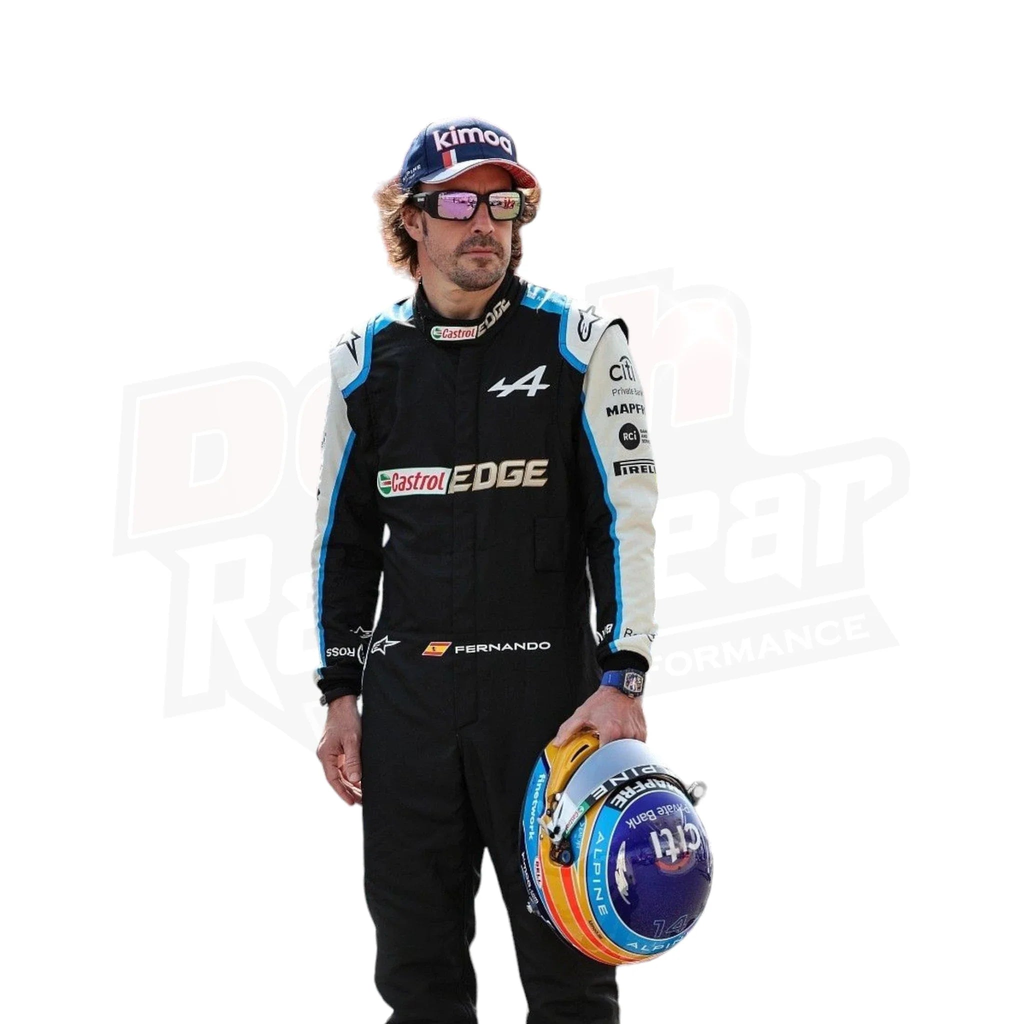 2021 FERNANDO ALONSO ALPHINE F1 RACE SUIT KIDS - Dash Racegear