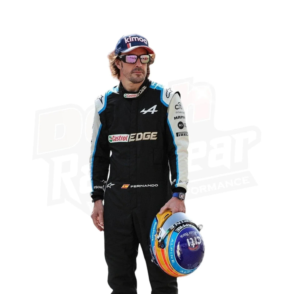 2021 FERNANDO ALONSO ALPHINE F1 RACE SUIT