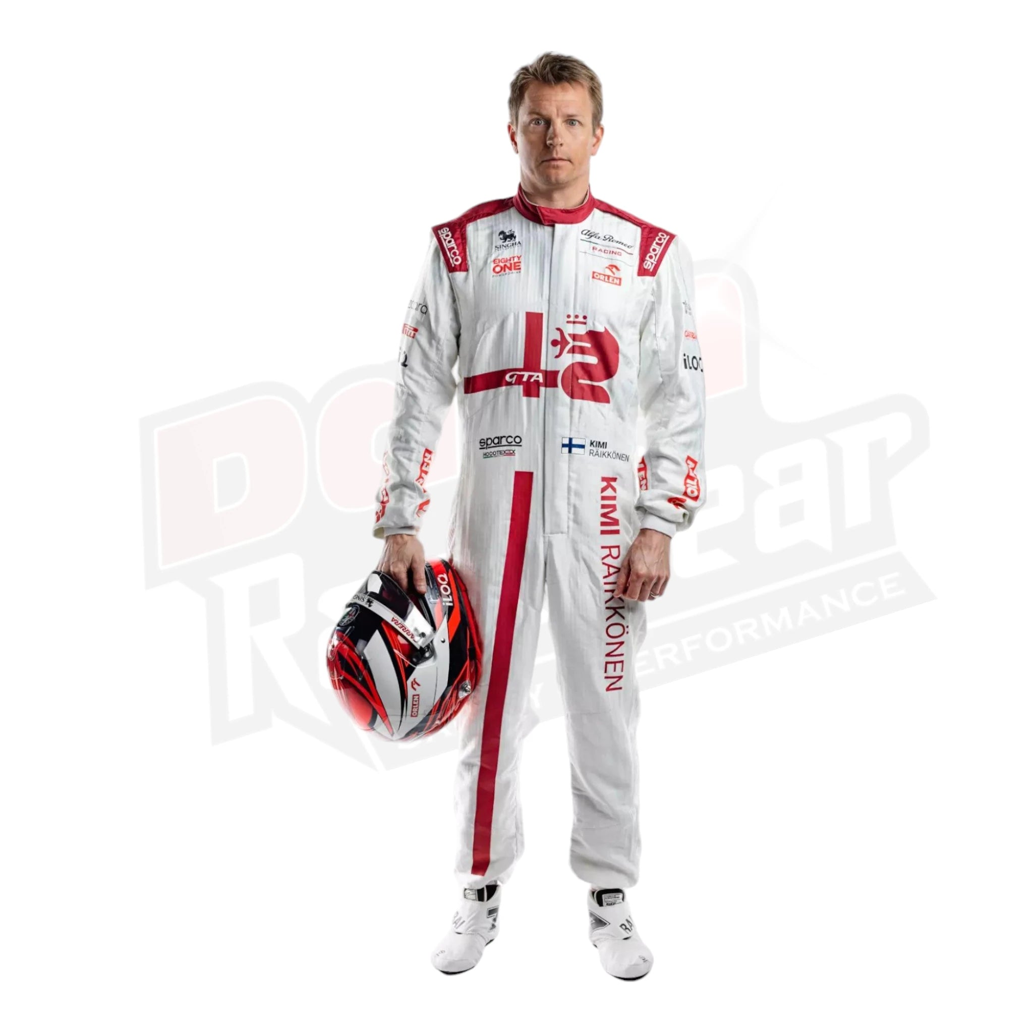 2021 Kimi Räikkönen Alfa Romeo F1 Team Race Suit