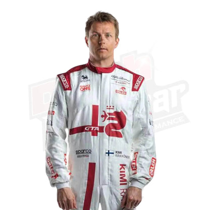 2021 Kimi Räikkönen Alfa Romeo F1 Team Race Suit - Dash Racegear