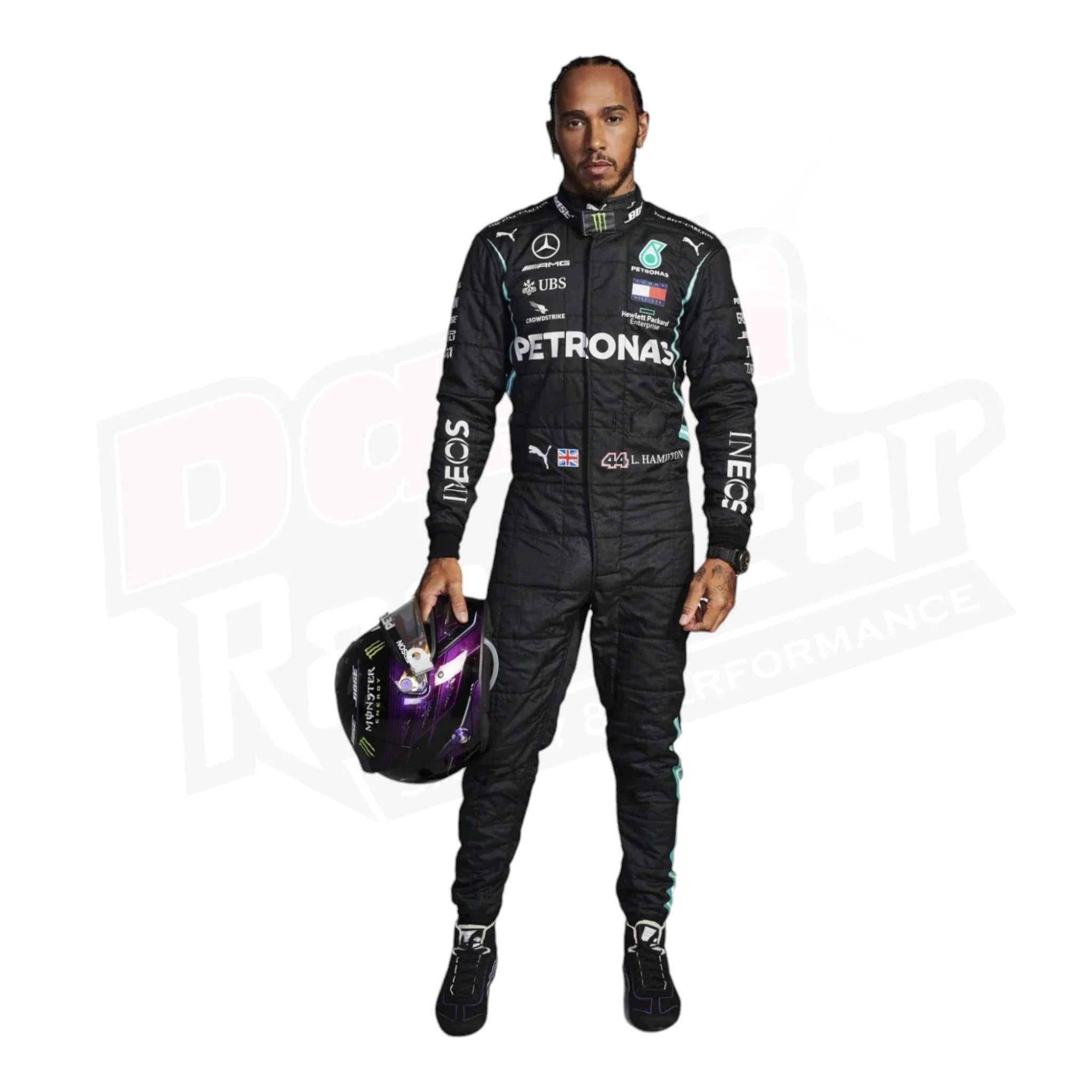 2021 Lewis Hamilton Mercedes AMG F1 Race Suit KIDS - Dash Racegear