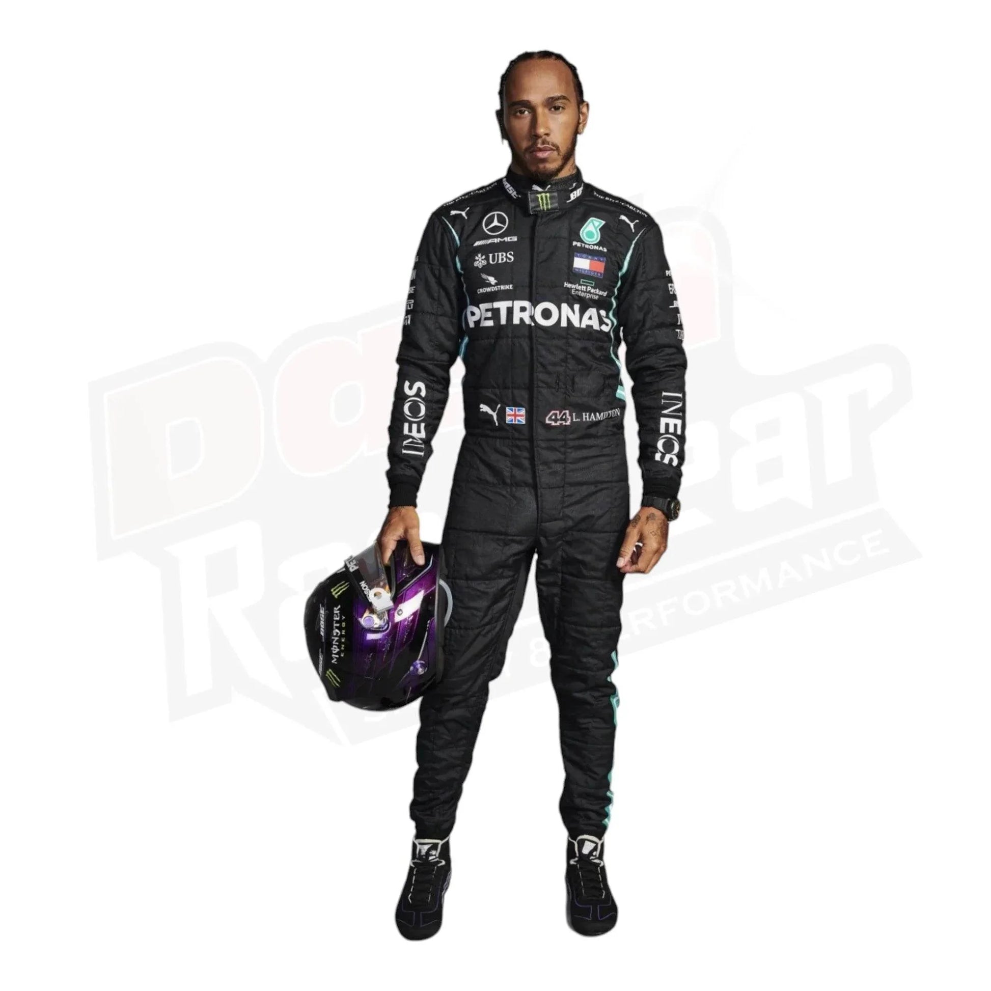 2021 Lewis Hamilton Mercedes AMG F1 Race Suit - Dash Racegear