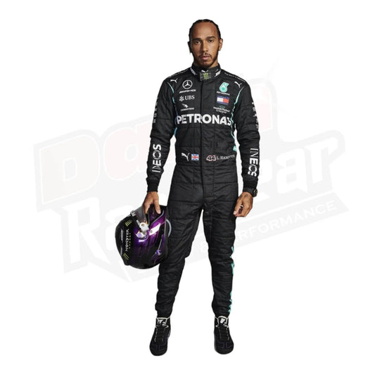 2021 Lewis Hamilton Mercedes AMG F1 Race Suit - Dash Racegear