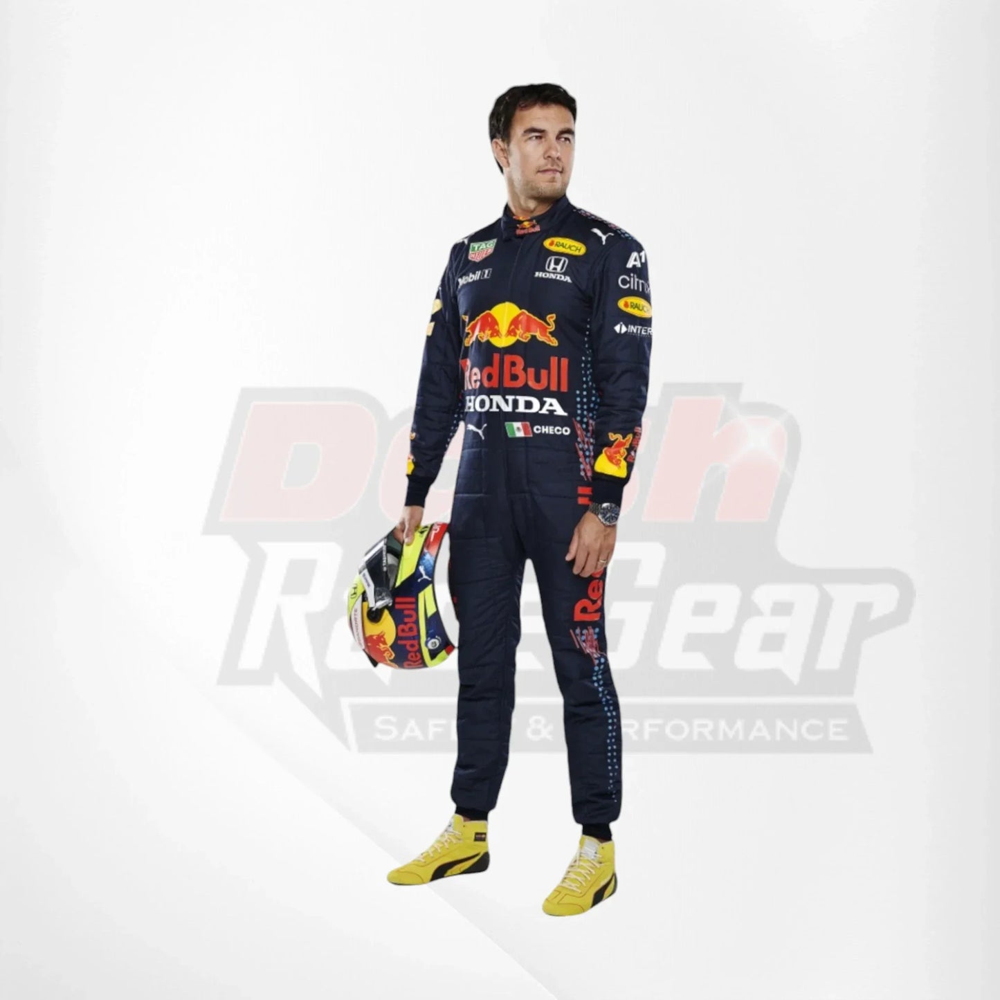 2021 Max Verstappen Sergio Pérez F1 Team Race Suit - Dash Racegear
