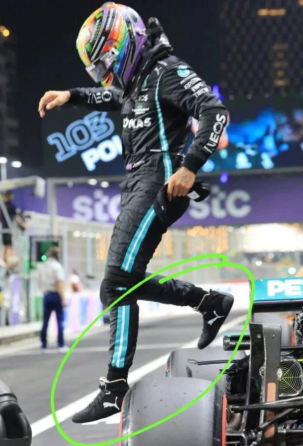 2021 Mercedes AMG Lewis Hamilton F1 Race Boots - Dash Racegear