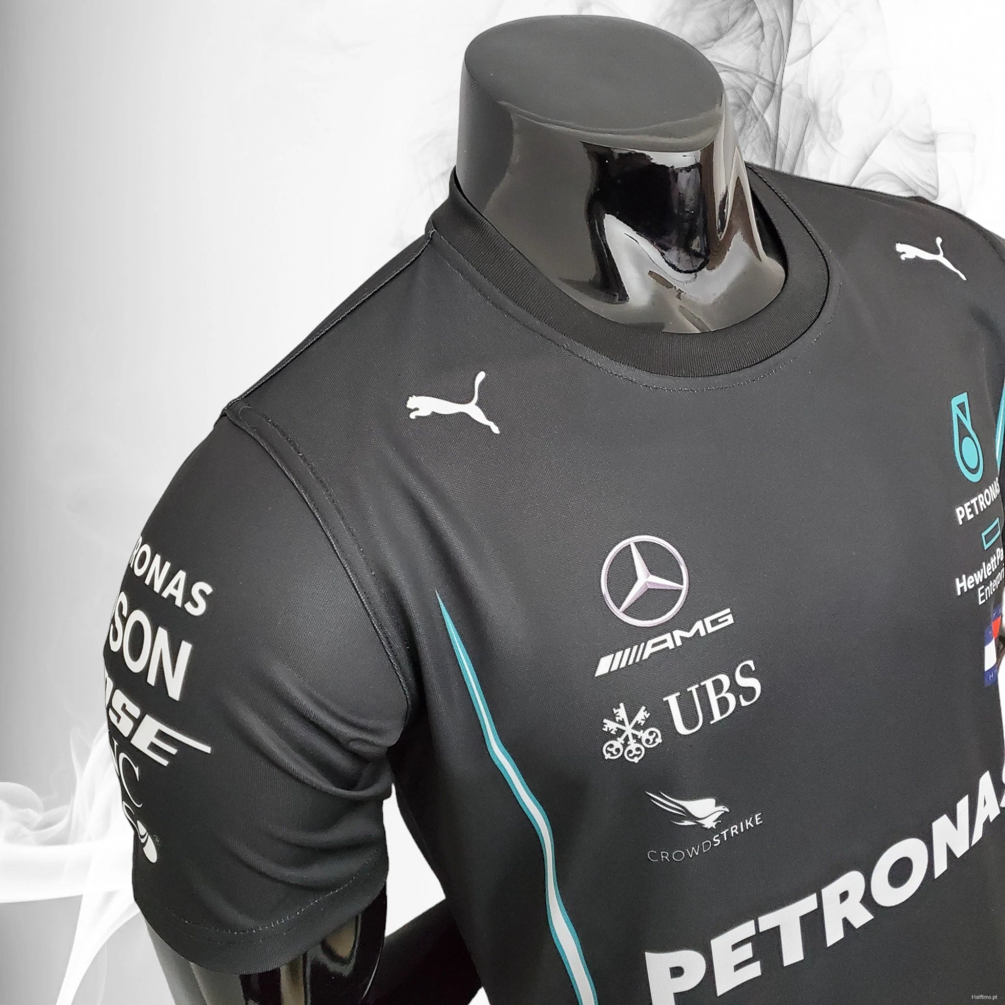 Camiseta de carreras de Fórmula 1 Mercedes Lewis Hamilton 2021