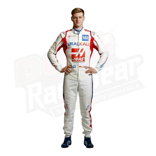 2021 Mick Schumacher Haas Formula 1 Race Suit - Dash Racegear