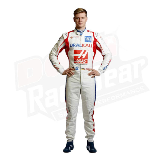 2021 Mick Schumacher Haas Formula 1 Race Suit - Dash Racegear