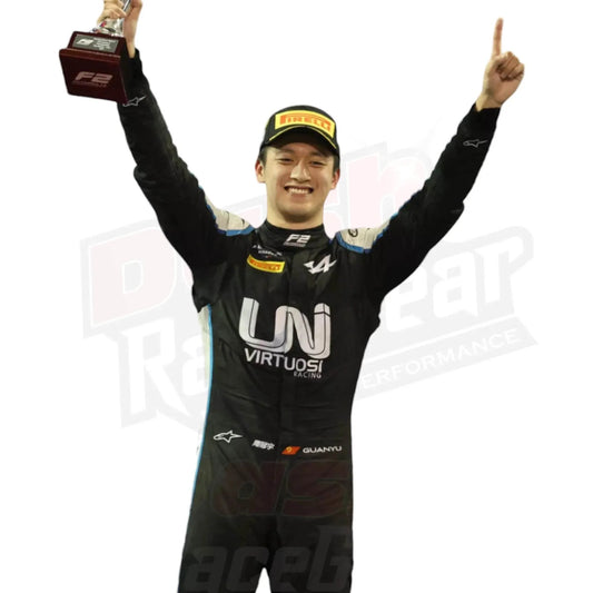 2021 Zhou Guanyu Formula 2 Race Suit - Dash Racegear