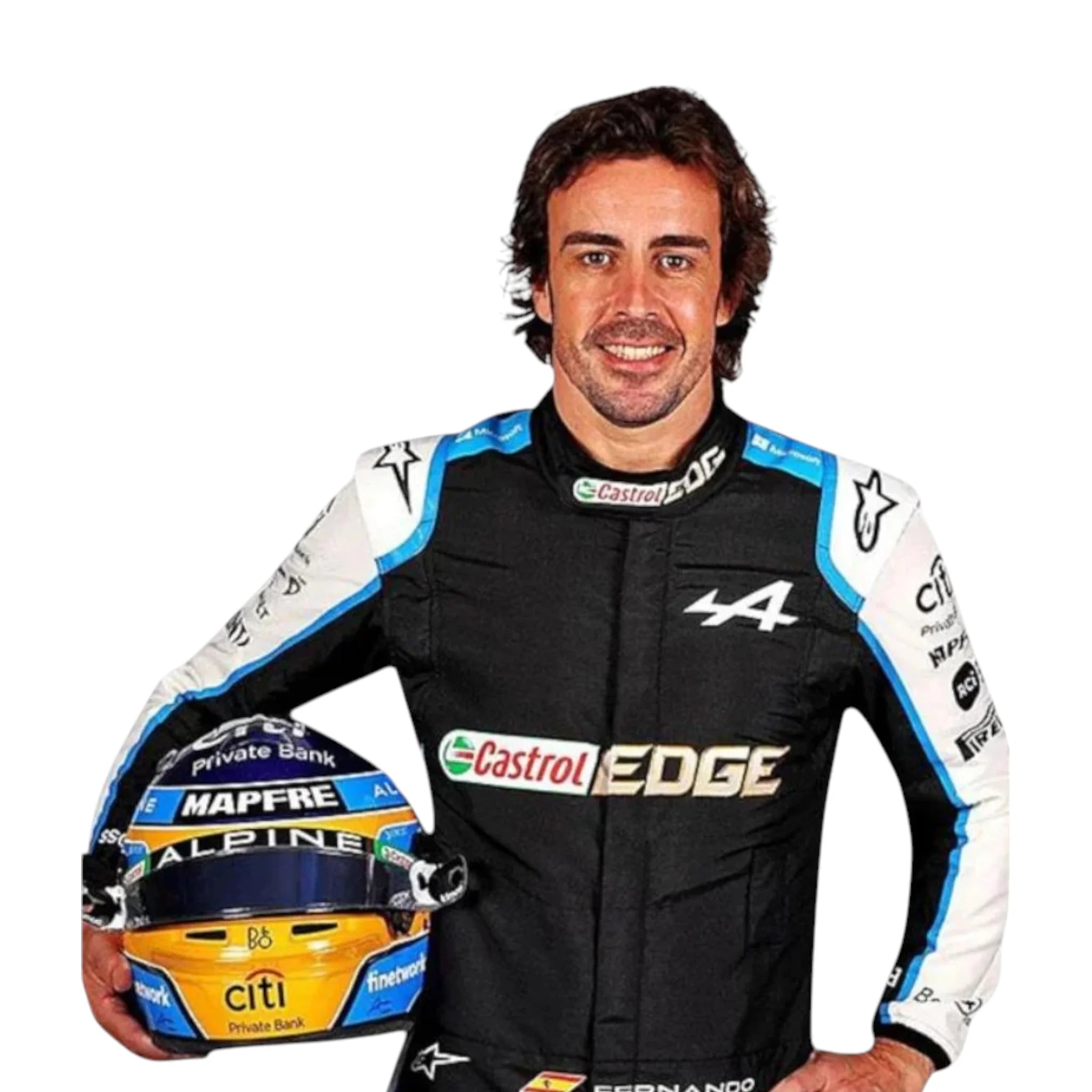 2021 Fernando Alonso BWT Alpine F1 Race Suit - Dash Racegear