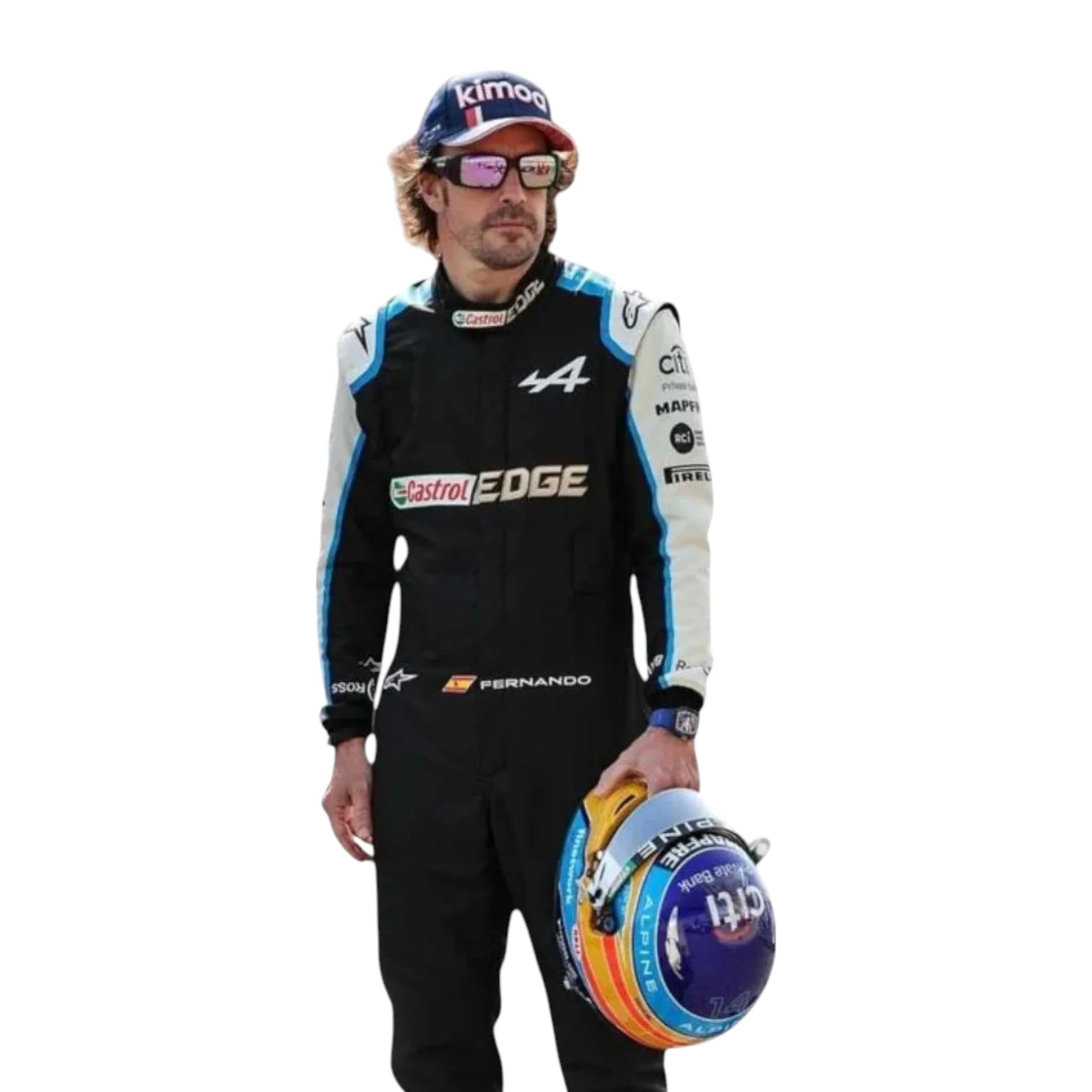 2021 Fernando Alonso BWT Alpine F1 Race Suit - Dash Racegear