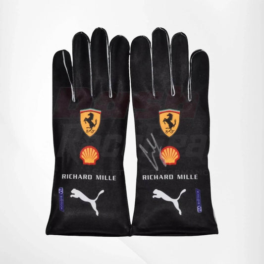 2022 CHARLES LECLERC FERRARI REPLICA F1 GLOVES - Dash Racegear