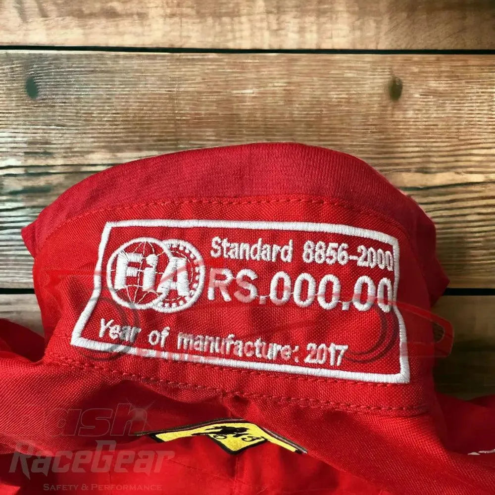2022 Charles Leclerc Ferrari Embroidered F1 Racing Suit - Dash Racewear