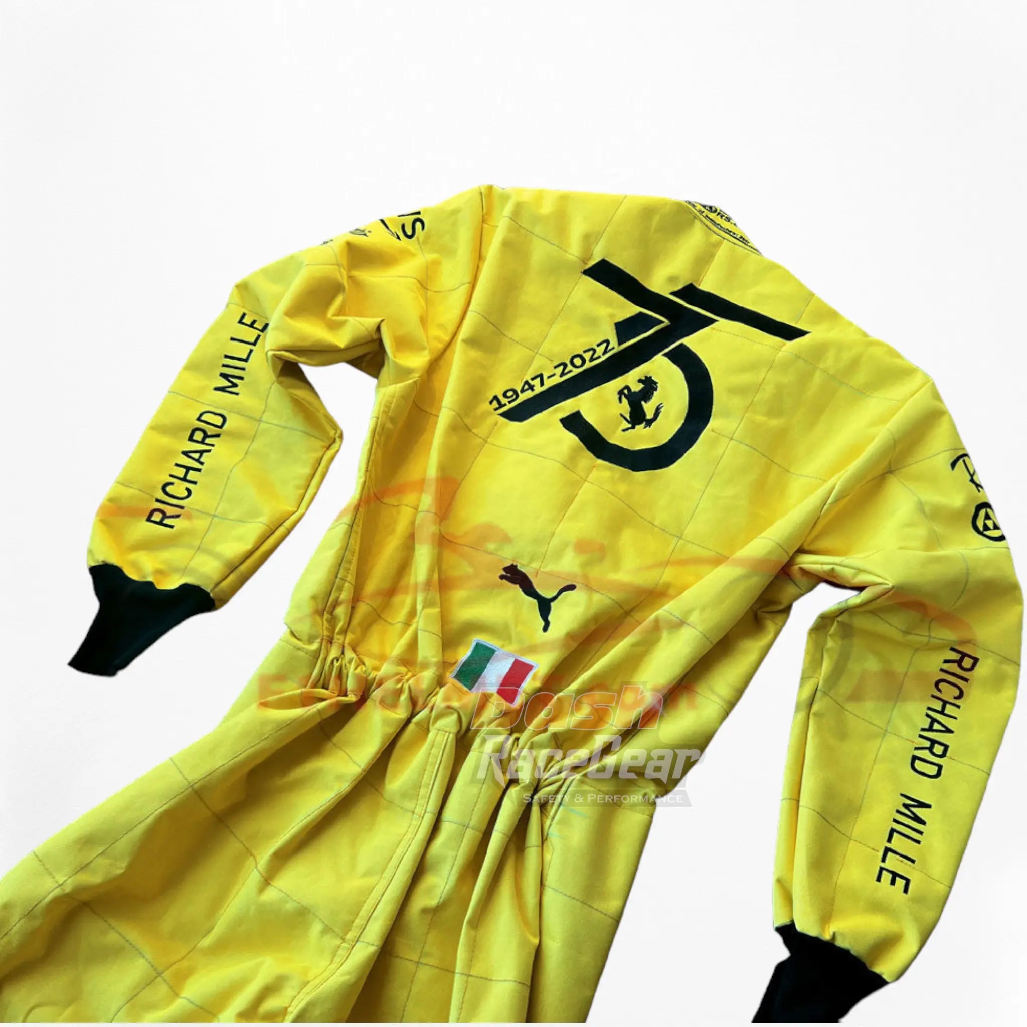 2022 Charles Leclerc Ferrari F1 Embroidered Racing Suit - MONZA GP - Dash Racegear