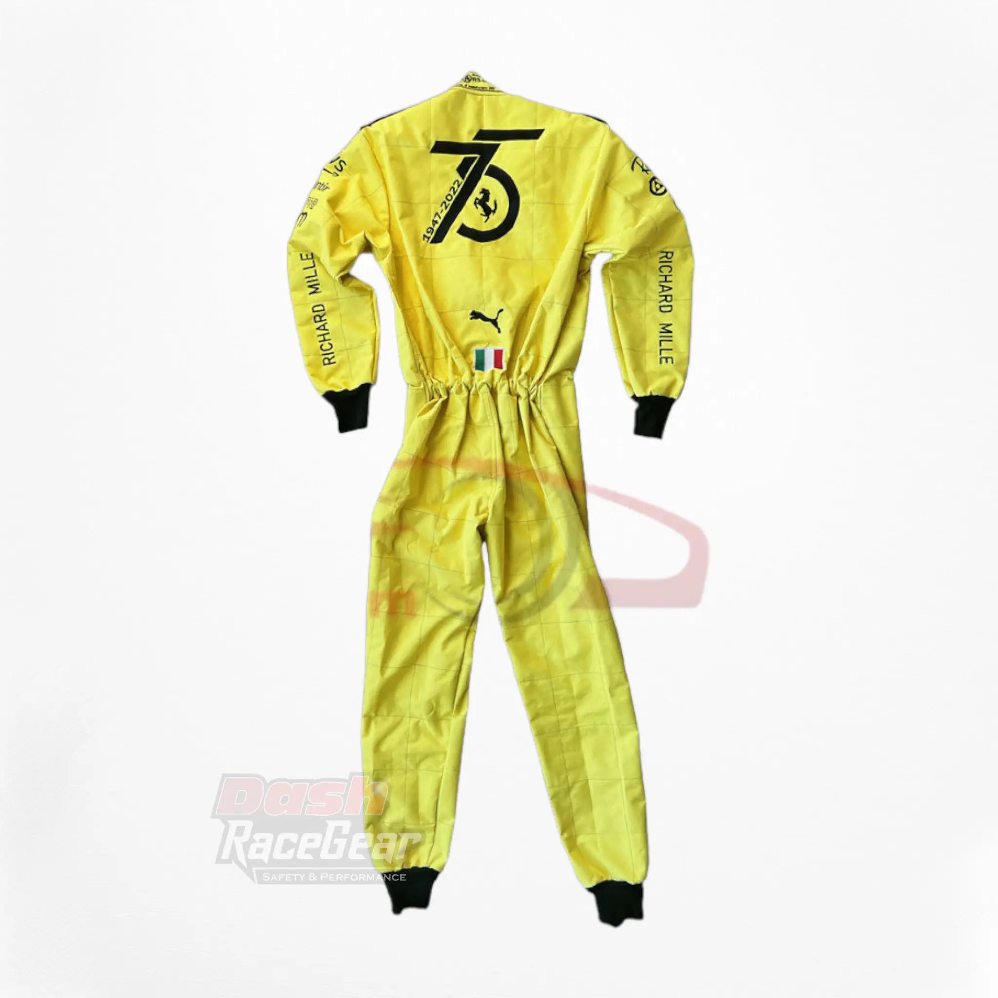 2022 Charles Leclerc Ferrari F1 Embroidered Racing Suit - MONZA GP - Dash Racegear