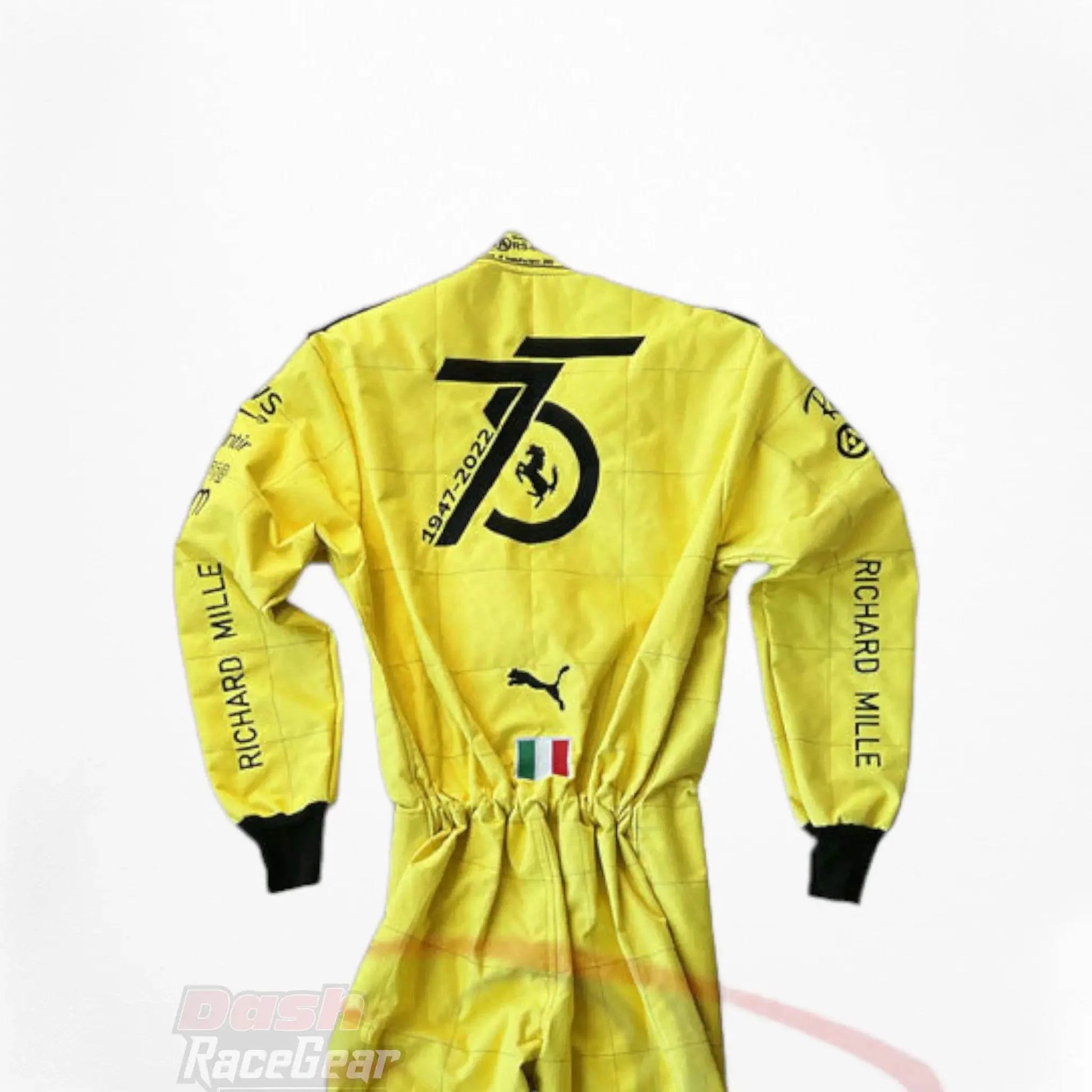 2022 Charles Leclerc Ferrari F1 Embroidered Racing Suit - MONZA GP - Dash Racegear