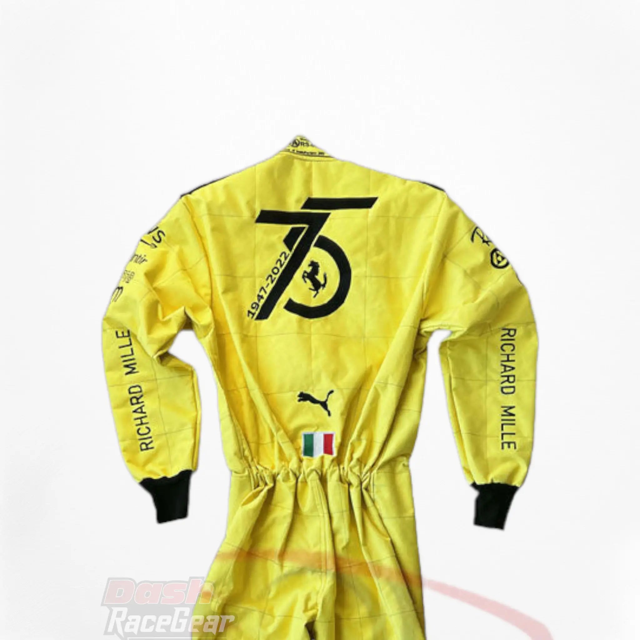 2022 Charles Leclerc Ferrari F1 Embroidered Racing Suit - MONZA GP - Dash Racegear