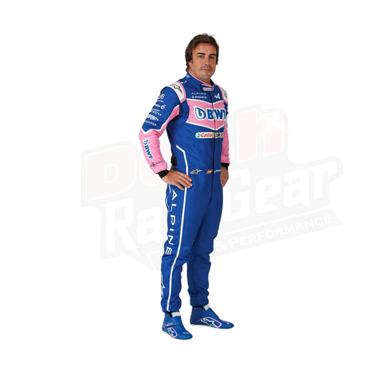2022 FERNANDO ALONSO ALPHINE F1 RACE SUIT KIDS - Dash Racegear
