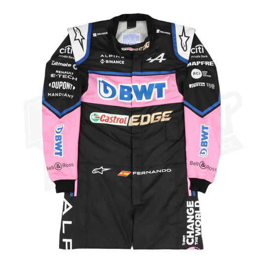 2022 Fernando Alonso BWT Alpine F1 Team Replica Race Suit - Dash Racegear