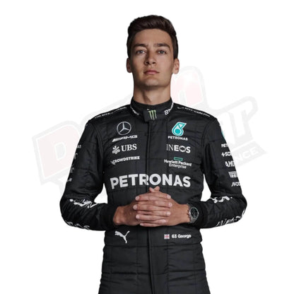 2023 George Russell Mercedes-AMG Petronas F1 Team Replica Race Suit - Dash Racegear