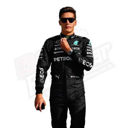 2023 George Russell Mercedes-AMG Petronas F1 Team Replica Race Suit - Dash Racegear