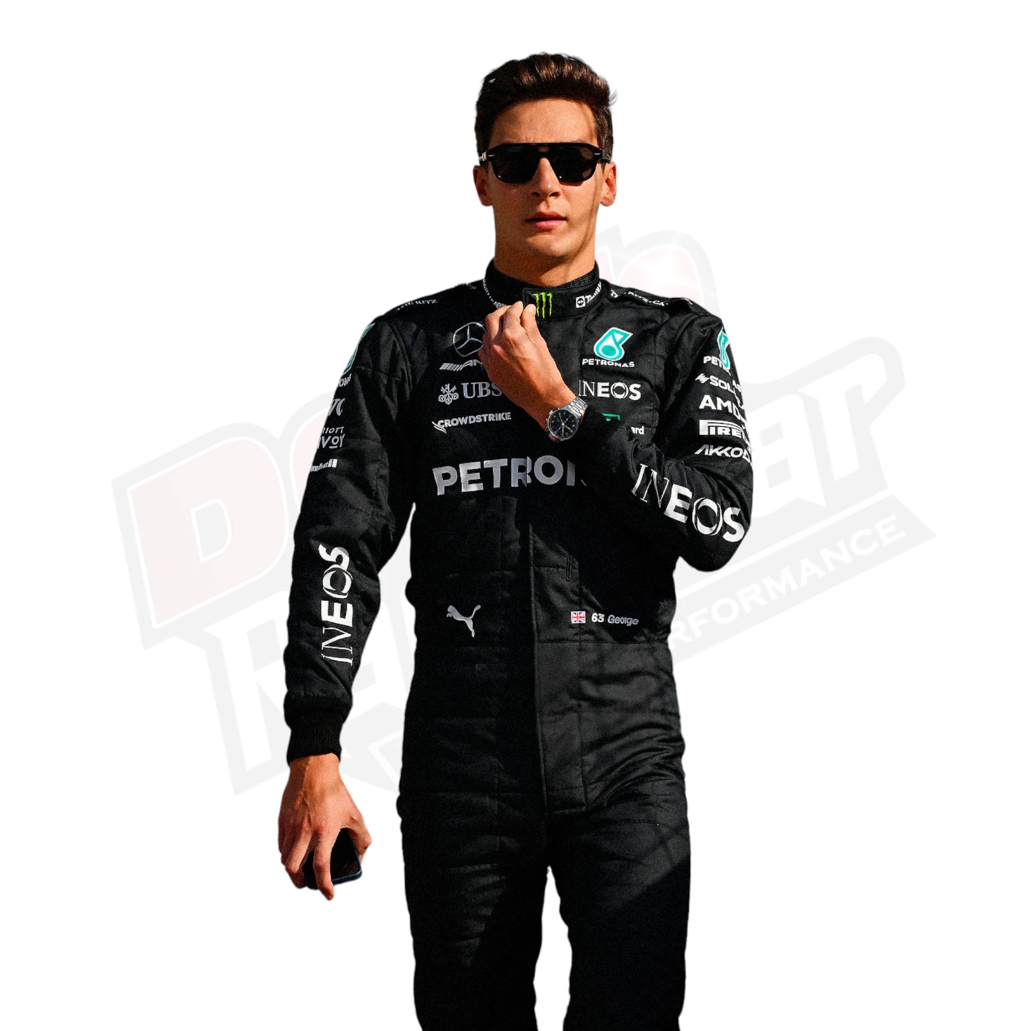 2023 George Russell Mercedes-AMG Petronas F1 Team Replica Race Suit