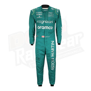 2022 LANCE STROLL ASTON MARTIN F1 RACE SUIT - CANADIAN GP