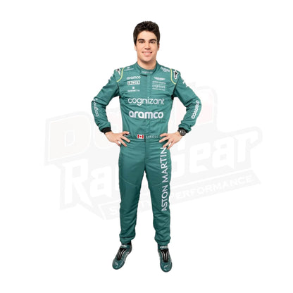 2022 LANCE STROLL ASTON MARTIN F1 RACE SUIT KIDS - CANADIAN GP - Dash Racegear