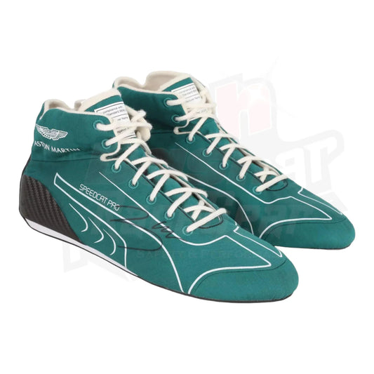 2022 Lance Stroll Aston Martin F1 Race Shoes - Dutch GP  - Dash Racegear