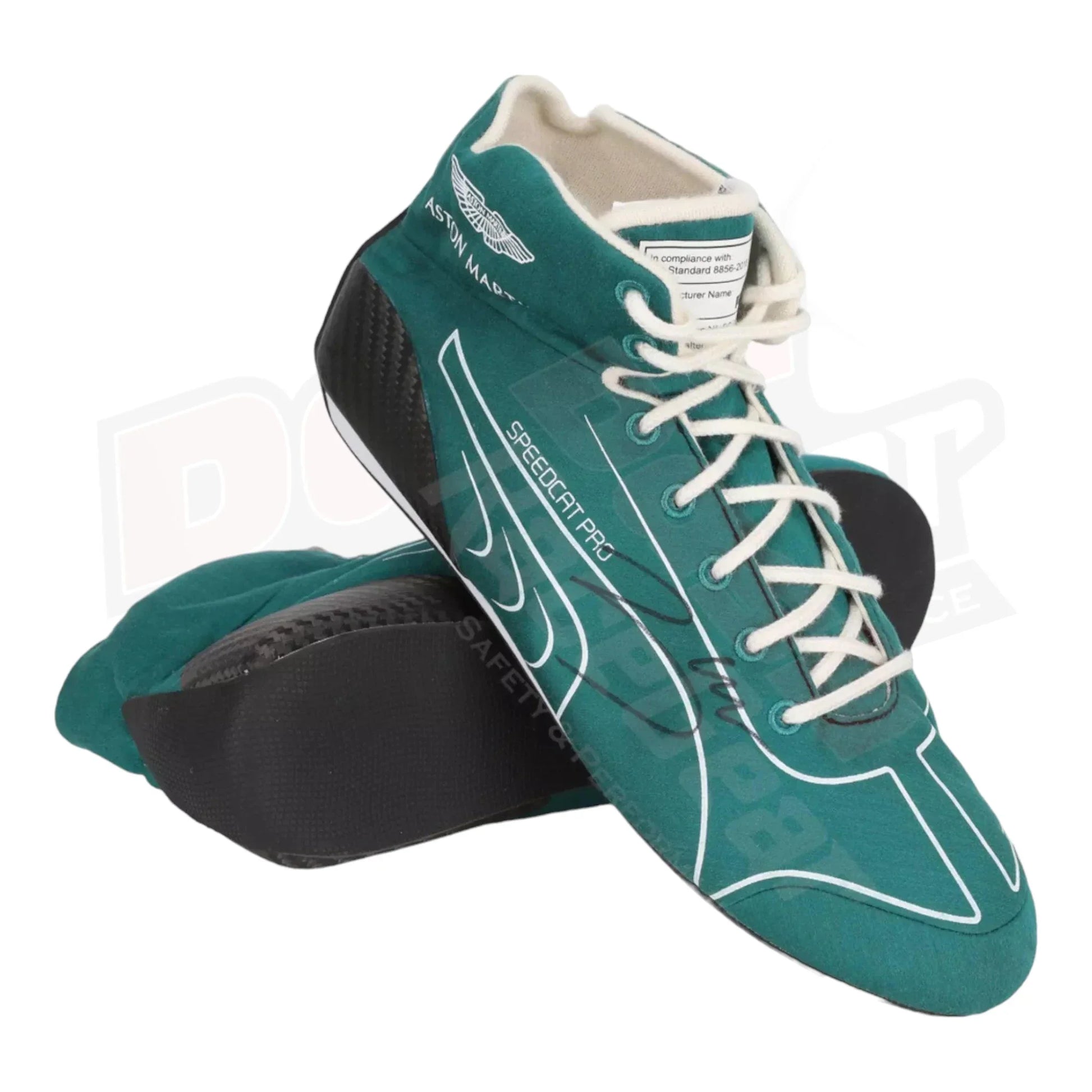 2022 Lance Stroll Aston Martin F1 Race Shoes - Dutch GP  - Dash Racegear