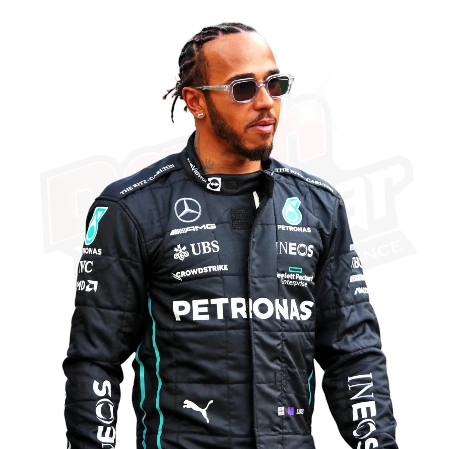 2022 Lewis Hamilton Mercedes-AMG Petronas F1 Team Replica Race Suit - Dash Racegear