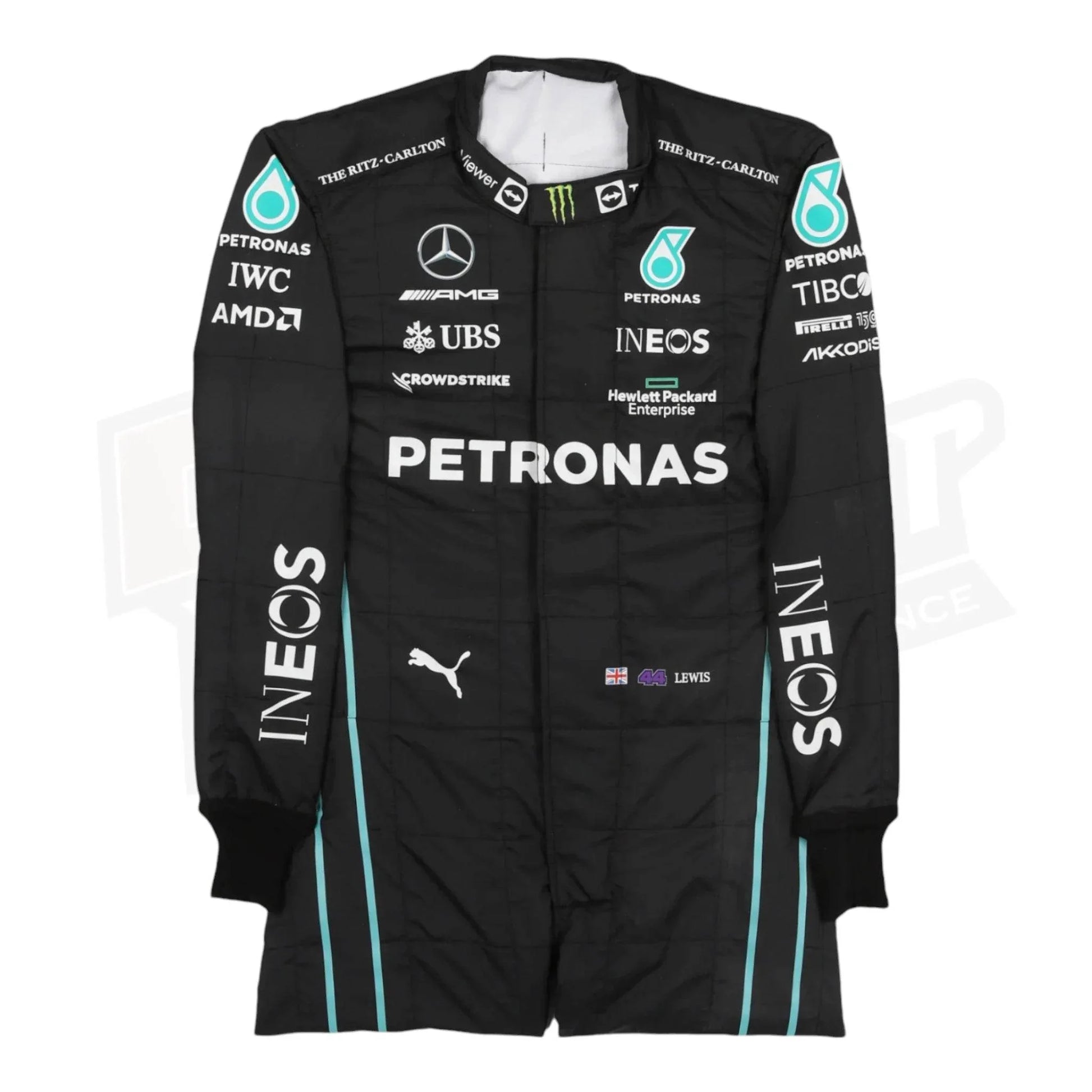 2022 Lewis Hamilton Mercedes-AMG Petronas F1 Team Replica Race Suit - Dash Racegear