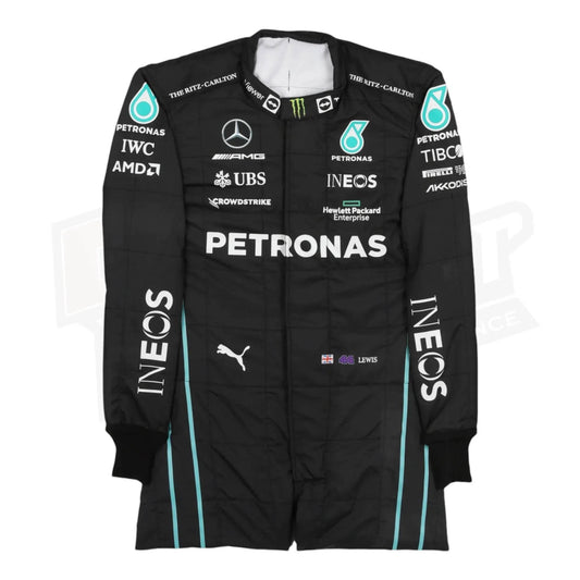 2022 Lewis Hamilton Mercedes-AMG Petronas F1 Team Replica Race Suit - Dash Racegear
