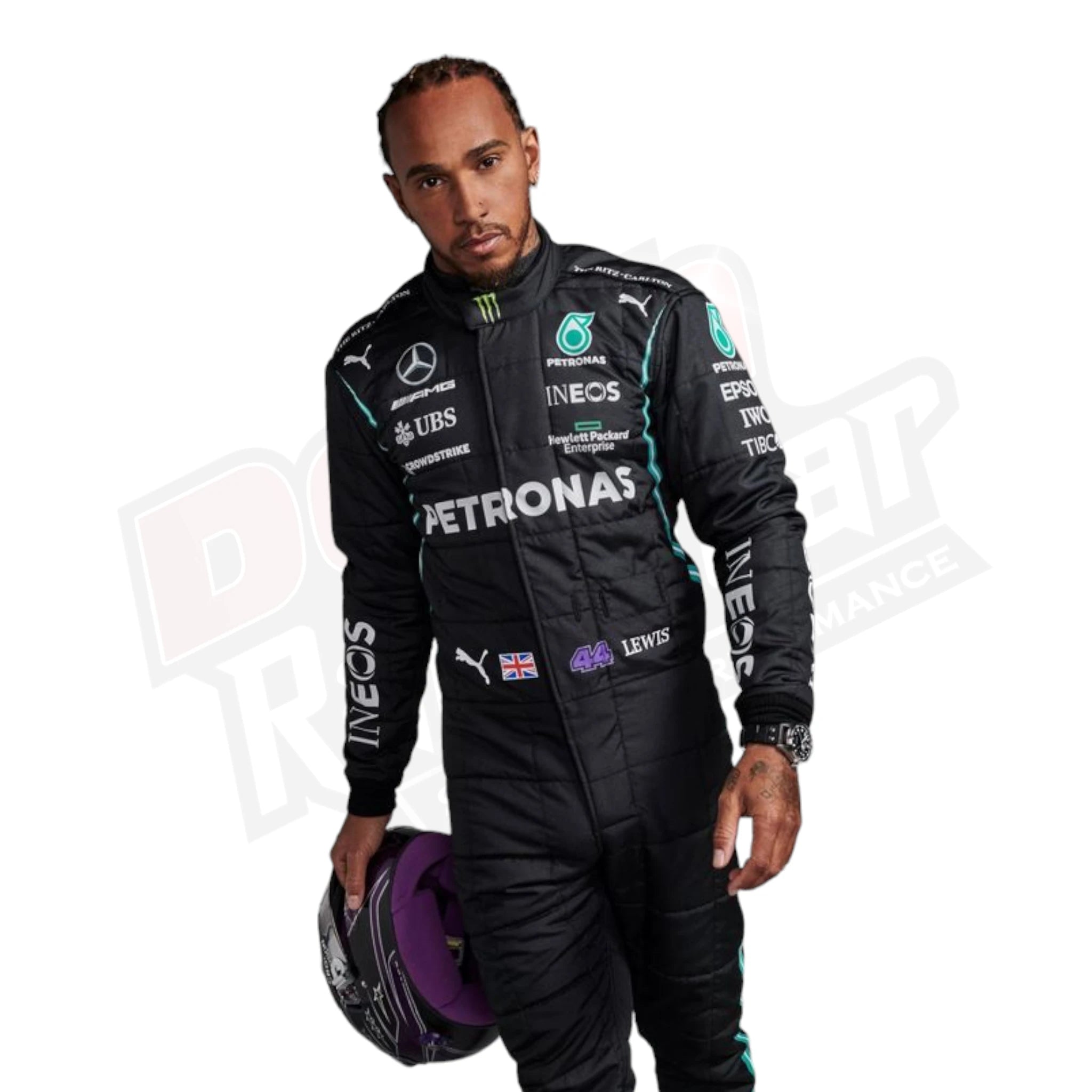 2022 Lewis Hamilton Mercedes AMG F1 Race Suit KIDS