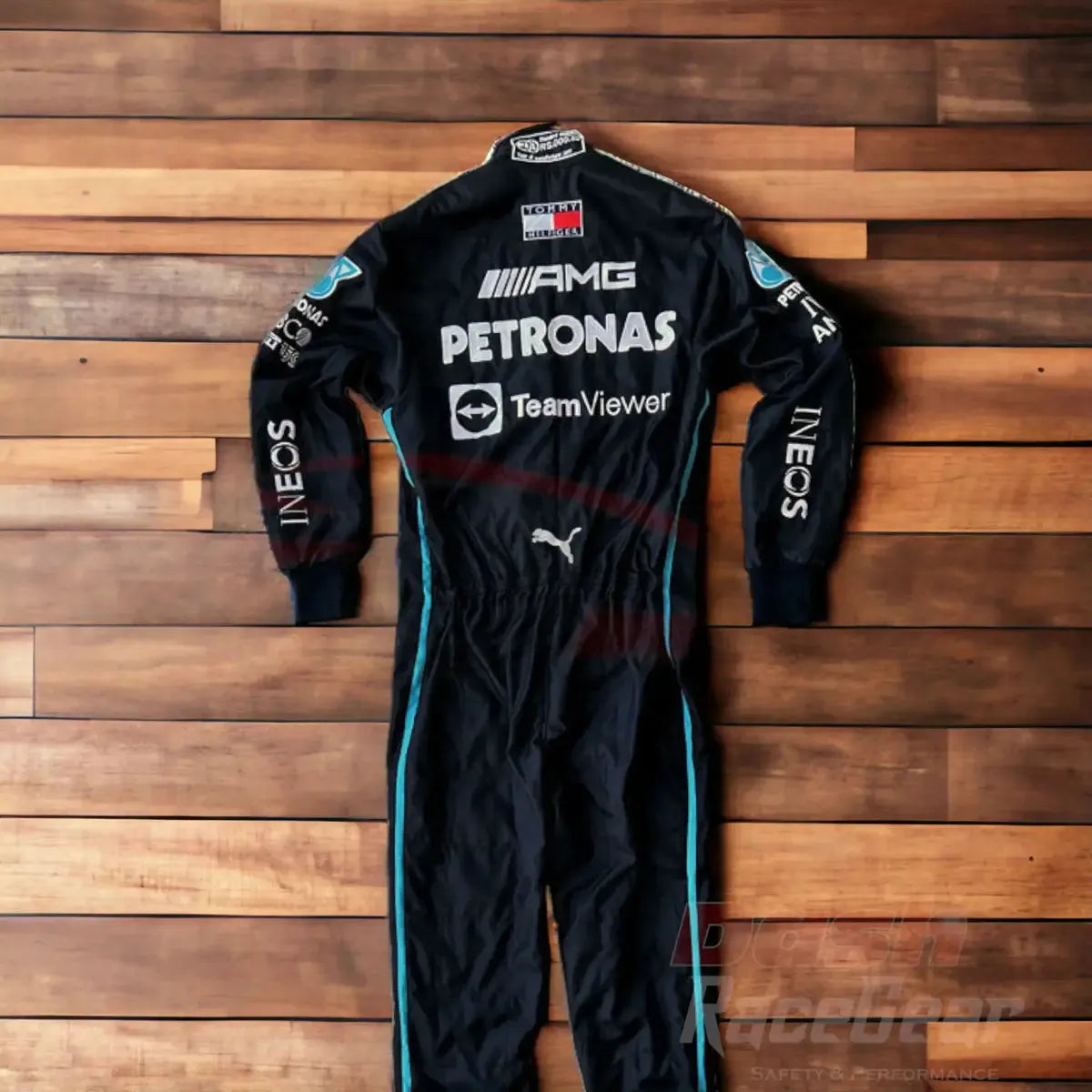 2022 Lewis Hamilton Mercedes Benz F1 Embroidered Race Suit - Dash Racewear