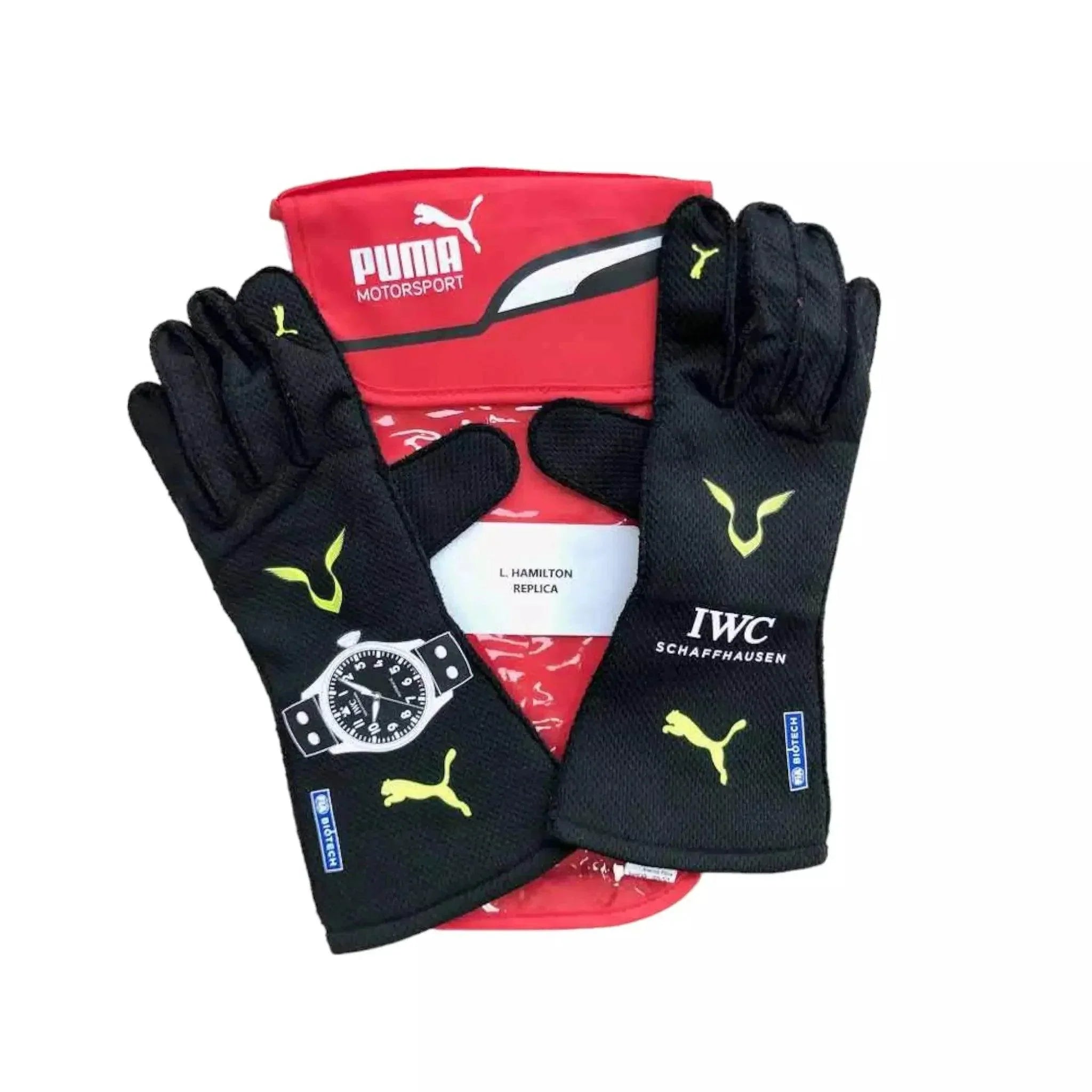 2022 Lewis Hamilton F1 Race Gloves DASH RACEGEAR
