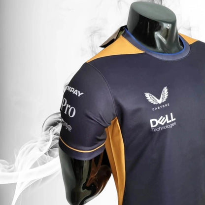 2022 McLaren Daniel Ricciardo Crew Neck F1 T-Shirt - Dash Racegear