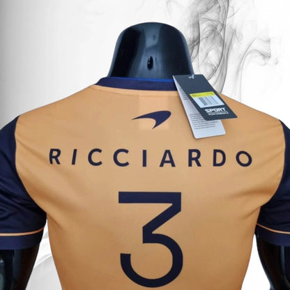 2022 McLaren Daniel Ricciardo Crew Neck F1 T-Shirt - Dash Racegear