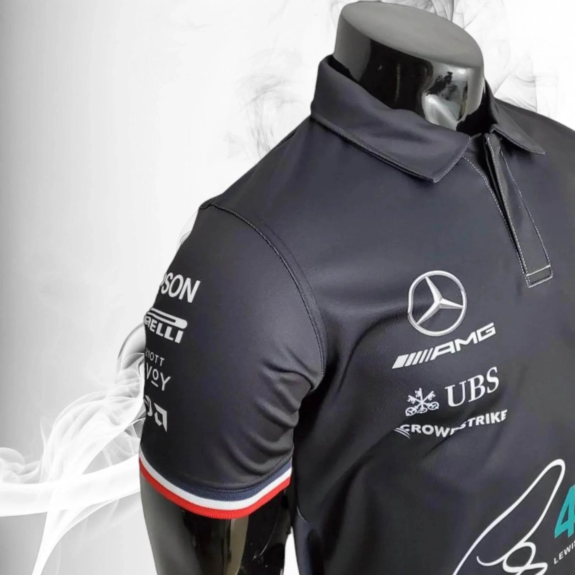 2022 Mercedes Lewis Hamilton F1 Polo Shirt - Dash Racegear