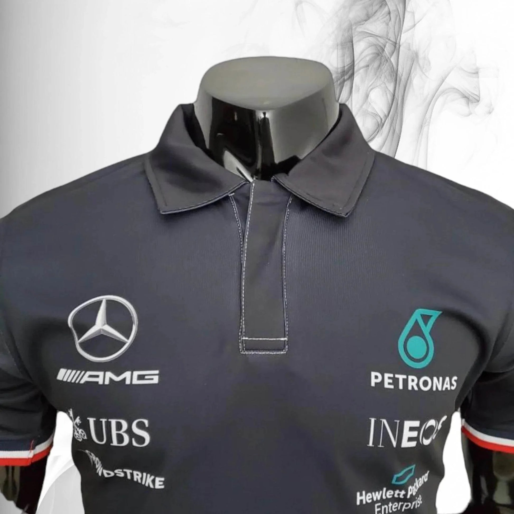 2022 Mercedes Lewis Hamilton F1 Polo Shirt - Dash Racegear