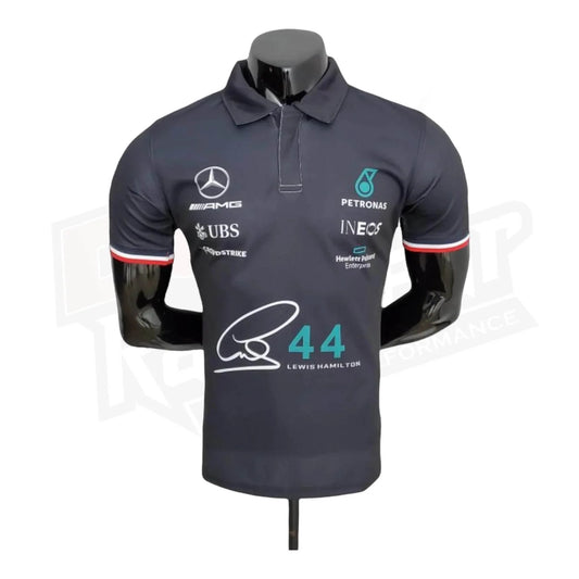 2022 Mercedes Lewis Hamilton F1 Polo Shirt - Dash Racegear