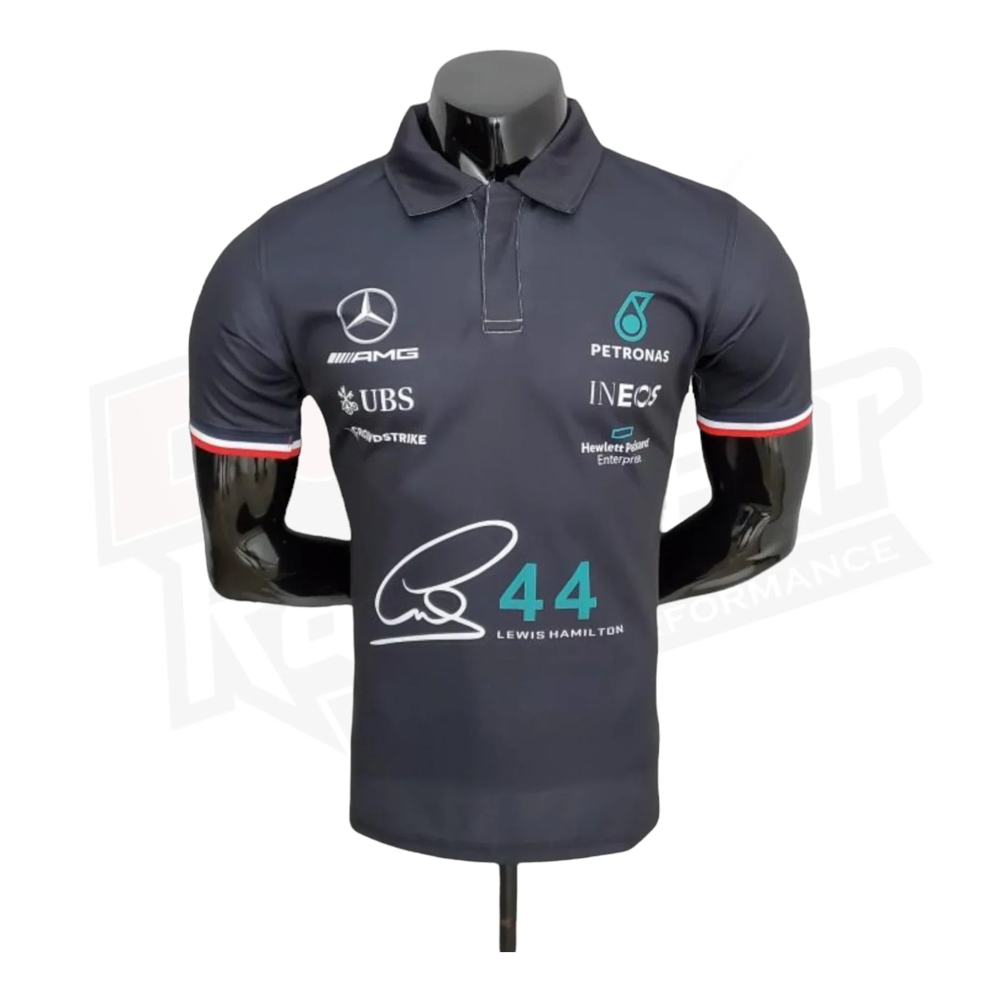 2022 Mercedes Lewis Hamilton F1 Polo Shirt