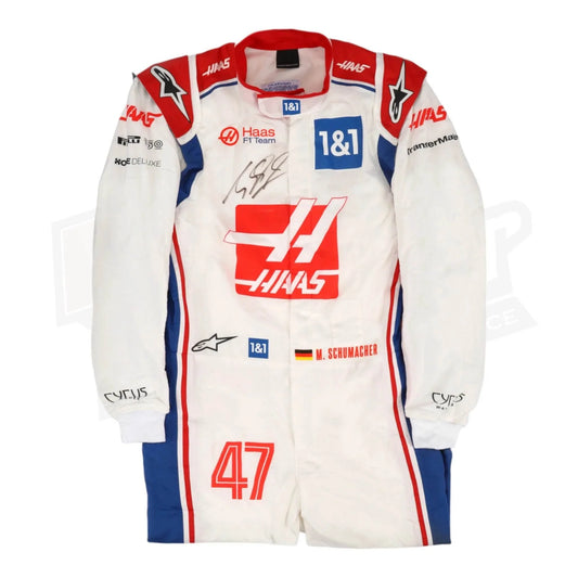 2022 Mick Schumacher Haas F1 Team Replica Race Suit - Dash Racegear