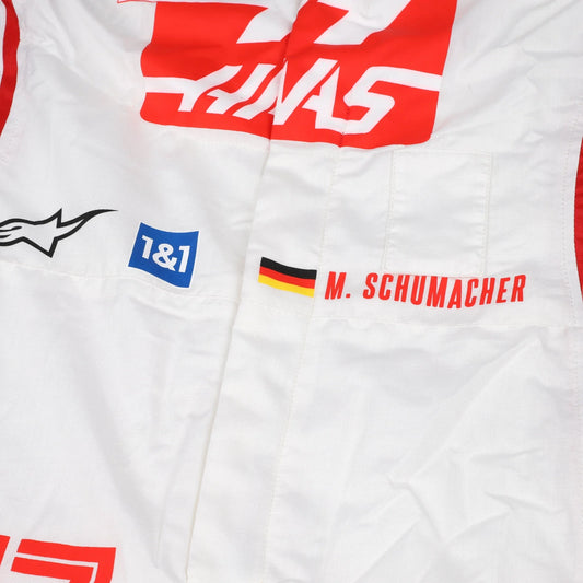 2022 Mick Schumacher Haas F1 Team Replica Race Suit - Dash Racegear